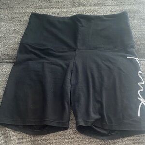 PINK Victoria's Secret Black High Waist Shorts